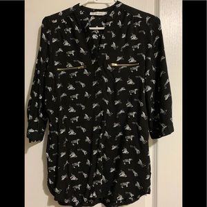 Mandee 3/4 sleeve shirt size Small